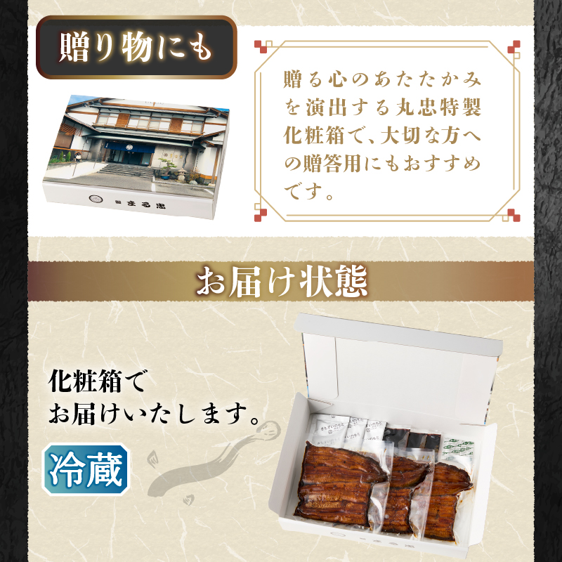 a29-012　鰻蒲焼真空パック〈３人前〉（1人前 115ｇ～125ｇ）