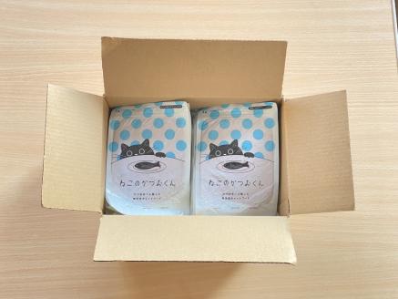 b210-002　【定期便12回】ねこのかつおくん1年分（毎月15パックお届け）