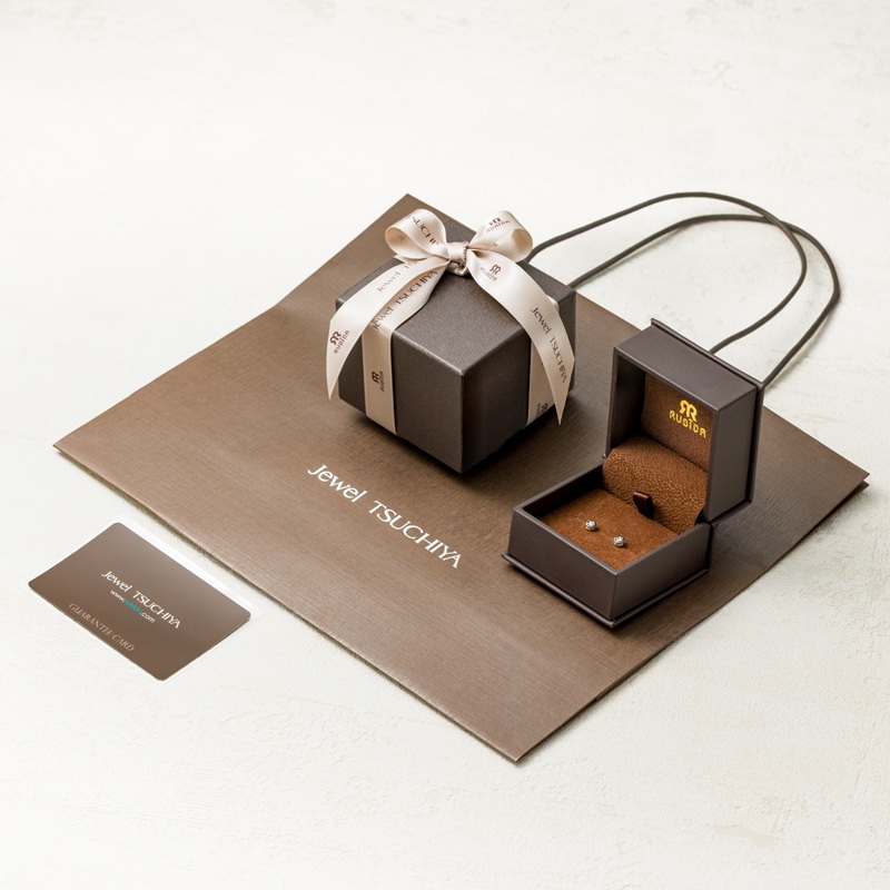 b250-013　プラチナ900 ダイヤモンド ピアス Kreis(クライス）