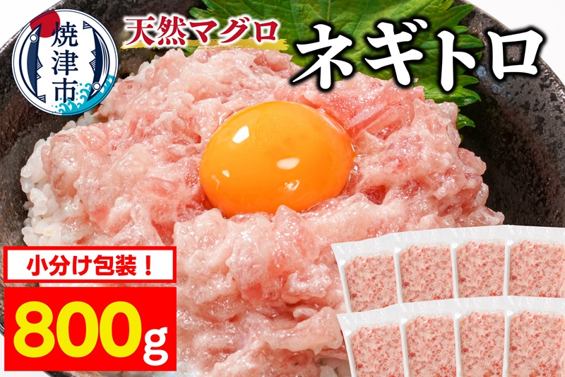 a08-005　焼津 天然 まぐろ ネギトロ (約100g×8袋)