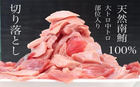 a10-604　天然 南鮪 100％ 切り落とし 大トロ 中トロ含 約400g