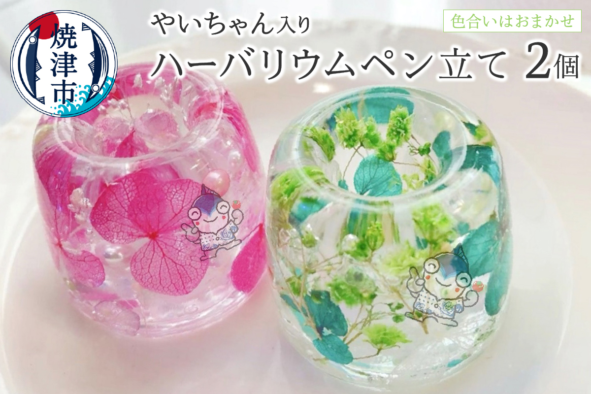 a10-826　ハーバリウム ペン立て やいちゃん 2つ セット