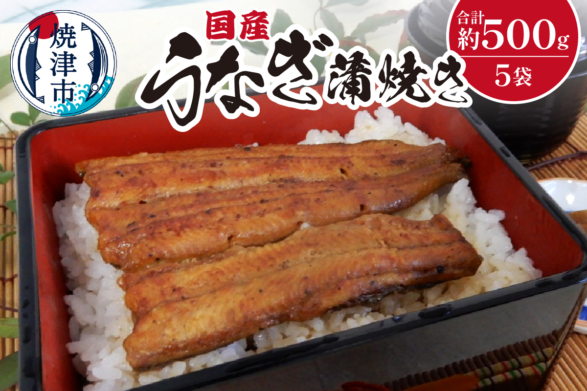 a25-024　国産　うなぎ　蒲焼き　約１００ｇ×５袋