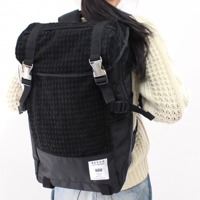 織屋さんの社長が作った リュック「BECCO」・黒【配送不可地域：離島・沖縄県】
