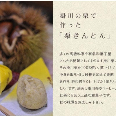 萩野屋 掛川栗の 栗きんとん 6個×3箱 計18個入【配送不可地域：離島・北海道・沖縄県・四国・九州】