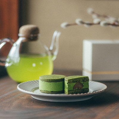 バターサンド GABU(掛川産抹茶と和栗)4個入り 掛川グランドホテル【配送不可地域：離島・北海道・沖縄県・四国・九州】