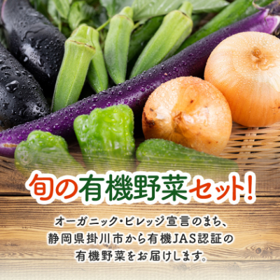 しあわせ野菜畑の有機野菜　Mセット　(安心の有機JAS認証　旬のオーガニック野菜　農場直送便)【配送不可地域：離島・北海道・沖縄県・四国・九州】