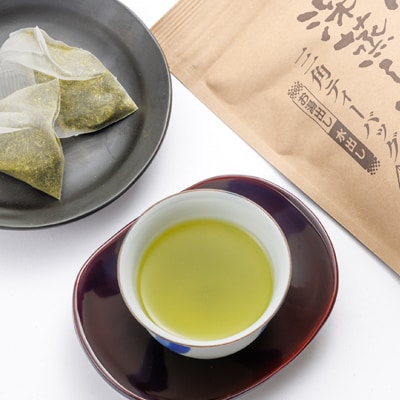 【掛川深蒸し茶】三角ティーバッグ(4g×30個入)4袋【配送不可地域：離島・沖縄県】