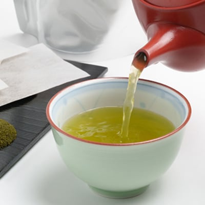 訳あり エコ袋 緑茶ティーバッグ 8g50個入2袋(100個) 水出し お湯出 静岡県掛川産100%【配送不可地域：離島・沖縄県】