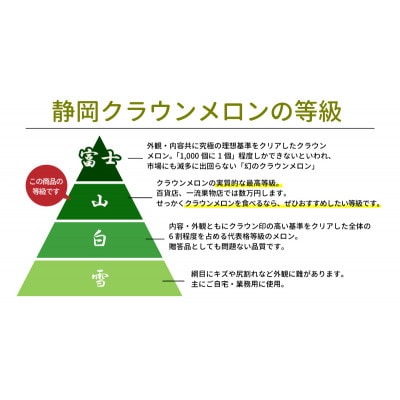 【厳選】高級クラウンマスクメロン山級　1.4kg以上×1玉入り【配送不可地域：離島・北海道・沖縄県・四国・九州】