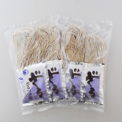 掛川そねの生葛そば(つゆ付き)220g(約2人前)×4袋セット【配送不可地域：離島・北海道・沖縄県・四国・九州】