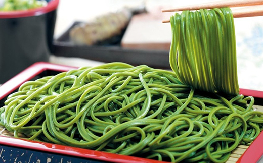 池島 手折り銘茶そば詰め合わせ(8食入・つゆ付)ギフト箱 M-8【配送不可地域：離島・沖縄県】