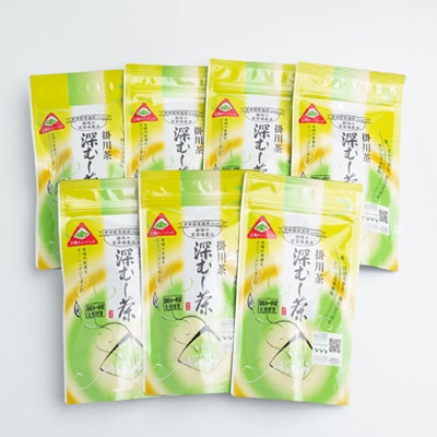 世界農業遺産　静岡の茶草場農法　掛川茶深むし茶ティーバッグ　2.5g×15個入×7本【配送不可地域：離島・沖縄県】