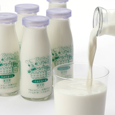 ジャージー牛乳　180ml×10本セット　柴田牧場　【配送不可地域：離島・北海道・沖縄県・東北・中国・四国・九州】