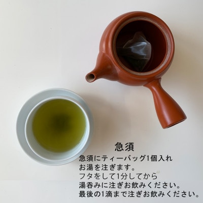深蒸し掛川茶　ふだん飲み「草印」ティーバッグ5g×40個入り×3袋セット【配送不可地域：離島・沖縄県】