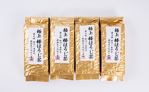 極上棒ほうじ茶100g袋×4本【配送不可地域：離島・沖縄県】
