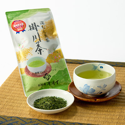 茶審査技術八段 掛川最高有段者 大井丈司監修!深蒸し掛川茶一番茶製造!100g×7袋セット【配送不可地域：離島・沖縄県】