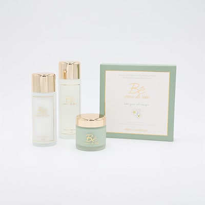 べべ　オールスターセット　(グリーンリッチクリーム・ローション・エマルジョン・マスク)【配送不可地域：離島・沖縄県】