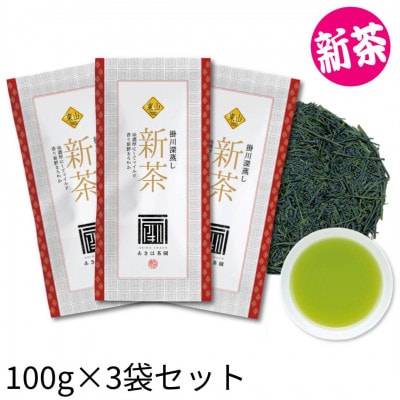 2026年度産 新茶 最高級煎茶「東山」100g×3袋セット【配送不可地域：離島・沖縄県】