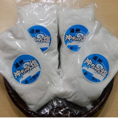 遠州沖ちゃんクラブ 掛川産・天日干しで作った塩 500g×4袋 計2kg 詰め合わせ【配送不可地域：離島・沖縄県】