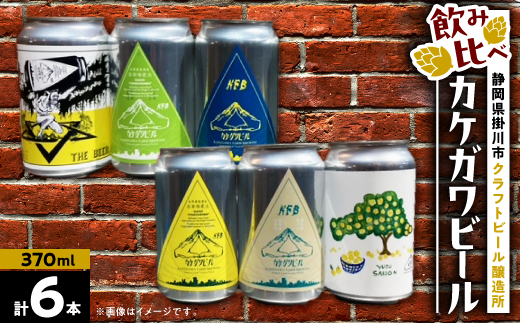カケガワビール6本セット【配送不可地域：離島・北海道・沖縄県・四国・九州】