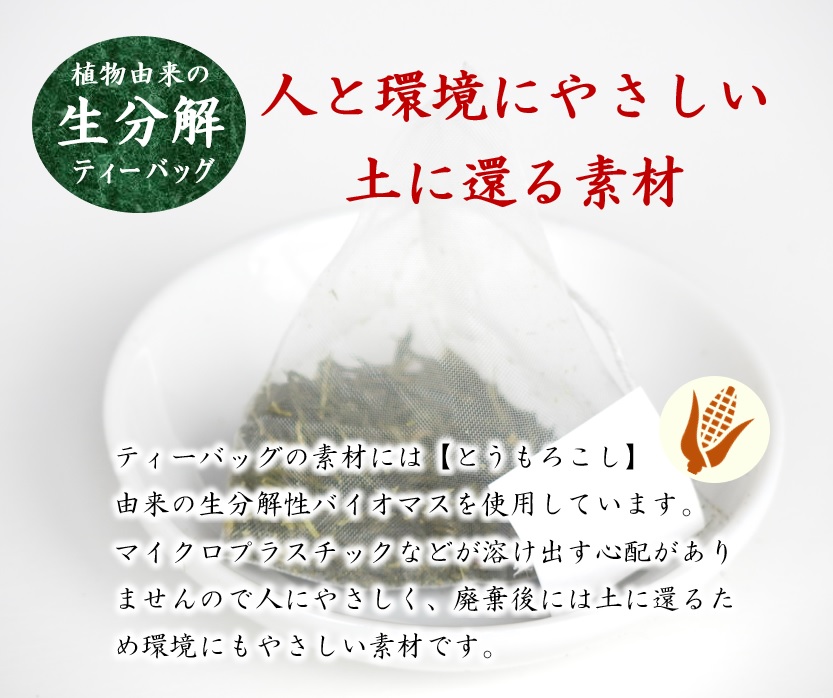 煎茶 ティーバッグ 6袋 セット 有機 オーガニック 岡部茶 お茶 静岡 茶葉 日本茶