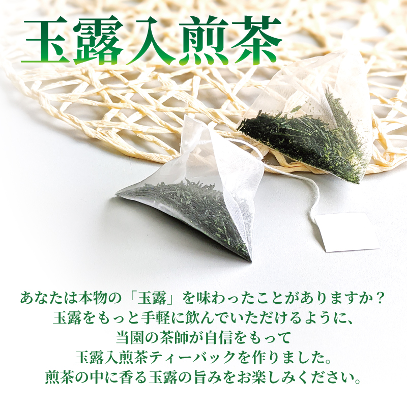 玉露 入 煎茶 ティーバック お茶 日本茶 静岡県産 静岡茶 飲料 おすすめ 水出し おちゃ 静岡県 藤枝市