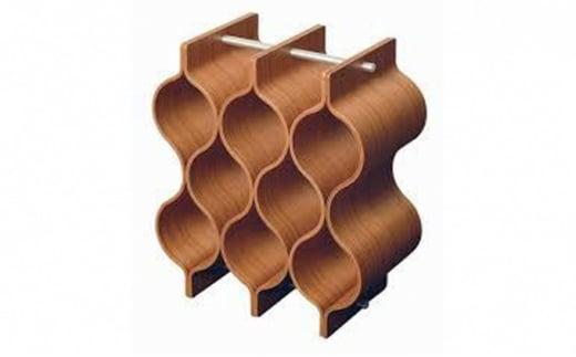 ワイン ラック 木製 サイトーウッド WR-101 チークグレイン インテリア 収納 おしゃれ ワインボトル ワインスタンド ワイン収納 シャンパン ホルダー ワインストレージ ワインギャラリー PT0047-000074