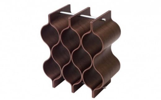 ワイン ラック 木製 サイトーウッド WR-103 ウォールナット インテリア 収納 おしゃれ ワインボトル ワインスタンド ワイン収納 シャンパン ホルダー ワインストレージ ワインギャラリー PT0047-000076