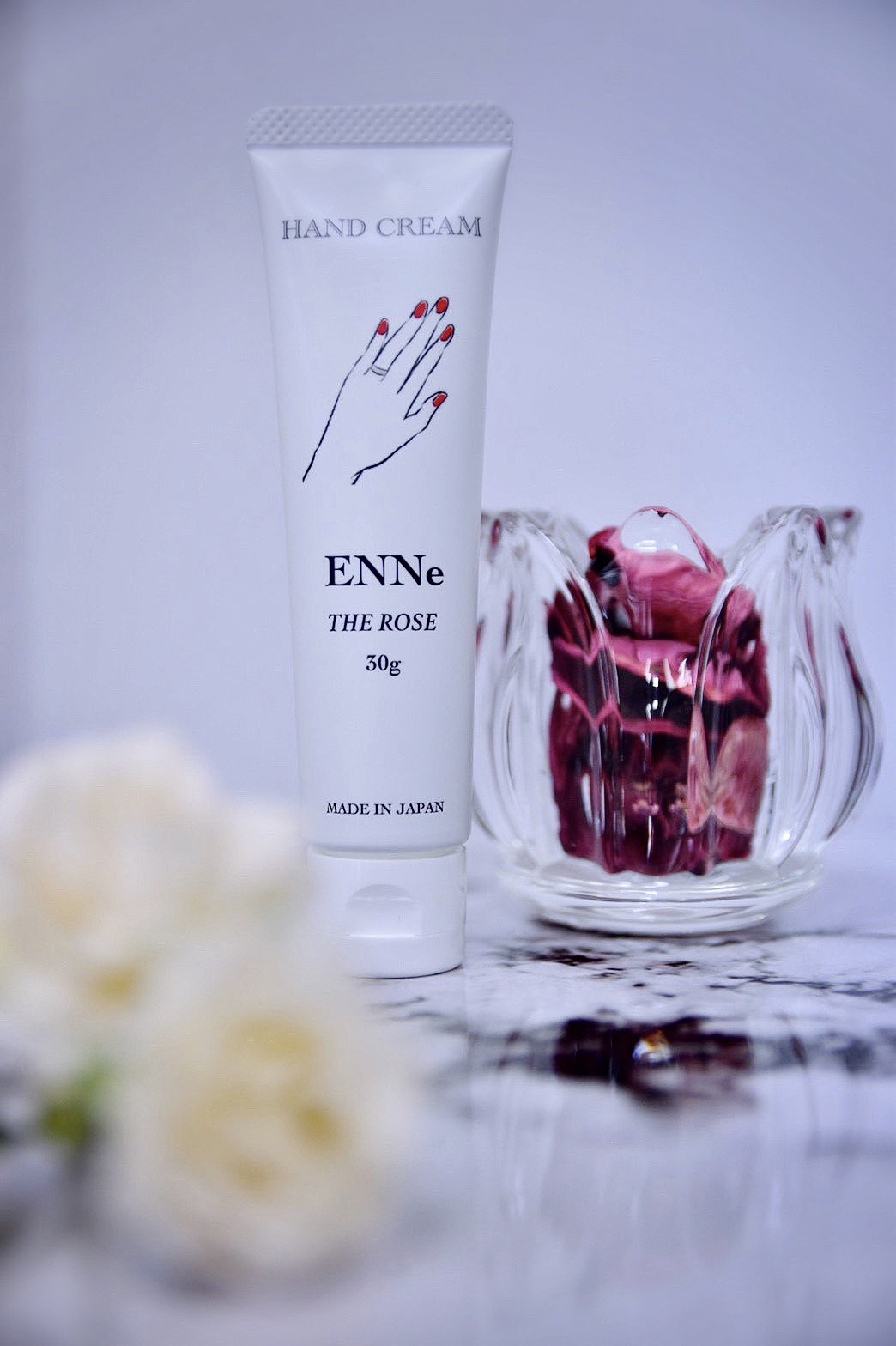 【THE ROSEの香り】ENNe ハンドクリーム 1本 美容 ハンドケア サロン 保湿 しっとり ベタつかない 乾燥 国産 ギフト プレゼント 贈答用 静岡県 藤枝市