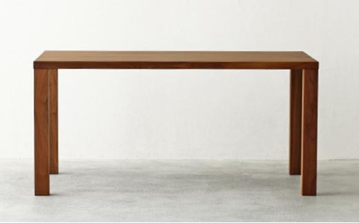 秋山木工 ダイニング テーブル 角脚 W150×D85×H70cm ウォールナット ウォルナット 無垢 家具 木製 リビング シンプル おしゃれ 国産 ナチュラル PT0017-000025