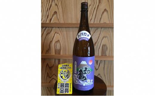 日本酒 飲み比べ セット 計3600ml 1800ml 2本 一升 瓶 地酒 お酒 初亀 プレミアム 杉錦山廃本醸造 宅飲み 家飲み おうち時間 飲み会 アルコール 飲料 静岡県 藤枝市