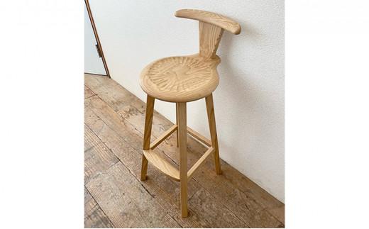 椅子 いす スツール ハイ チェア 無垢材 家具 おしゃれ 人気 おすすめ 新生活 一人暮らし 国産 栗の木 栗材 キッチン 木製 藤枝家具 遊木舎 ハイスツール ポム ハイチェア