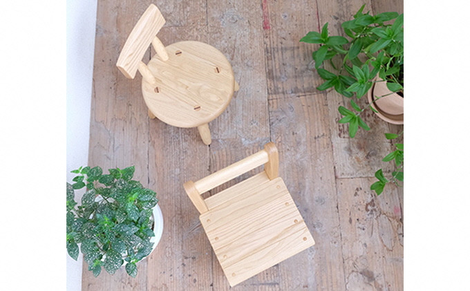 子供 椅子 キッズ チェア おしゃれ 木製 木育 男の子 女の子 いす イス 無垢材 国産 栗の木 栗材 インテリア 藤枝家具 遊木舎 キッズチェア chocolat ショコラ