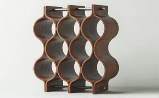 ワイン ラック 木製 サイトーウッド WR-103 ウォールナット インテリア 収納 おしゃれ ワインボトル ワインスタンド ワイン収納 シャンパン ホルダー ワインストレージ ワインギャラリー PT0047-000076