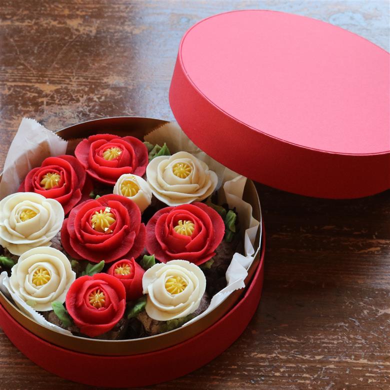 おはぎ 華のおはぎ 7個 入り 紅白 椿 おやつ 菓子 和菓子 贈答 贈り物 プレゼント 祝い お取り寄せ グルメ ご当地 スイーツ 静岡県 藤枝市