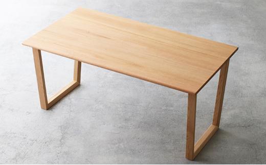 秋山木工 ダイニング テーブル W150xD85xH69.5cm オーク材 無垢 家具 木製 リビング シンプル おしゃれ 国産 ナチュラル PT0017-000031