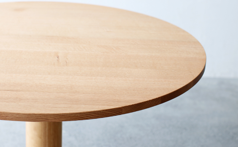ダイニングテーブル 丸 オーク材 4人用 110cm 丸テーブル 木製 無垢 秋山木工 秋山木工株式会社 家具 インテリア 静岡県 藤枝市