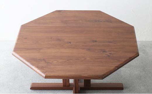 秋山木工 ダイニングテーブル ウォールナット材 W130×D130×H71.5cm 無垢 インテリア 家具 木製 リビング おしゃれ 国産 ウォルナット いす PT0017-000032