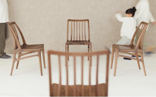 起立木工 LEAP チェア ブラックウォールナット/ウレタン塗装 椅子