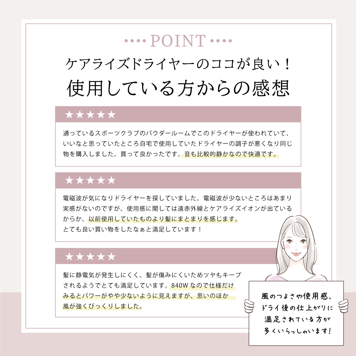 ドライヤー ケアライズ イオン TF-1208 マット グレー家電 美容家電 スタイリング ヘアアレンジ プレゼント ギフト ヘアードライヤー 静岡県 藤枝市