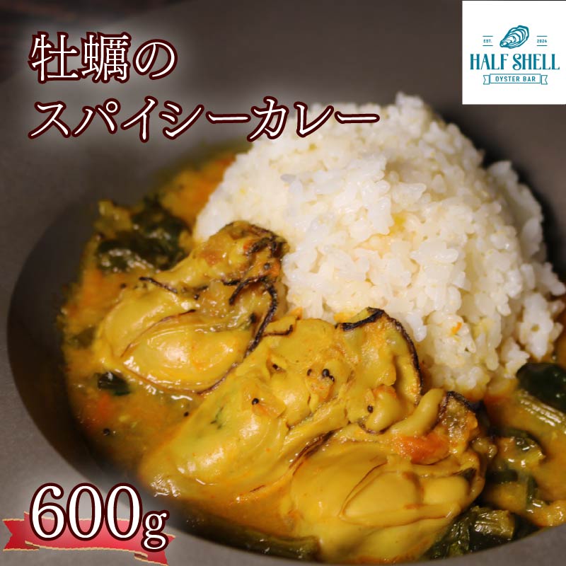 パクチー 香る 牡蠣 の スパイシー カレー 3人前（200ｇ×3袋） 牡蠣カレー オイスター カキ スパイシーカレー 惣菜 カレーライス 牡蠣のカレー パクチーカレー 牡蠣のスパイシーカレー かき かれー エスニック オイスターバーHALFSHELL オイスターバー HALFSHELL 静岡県 藤枝市