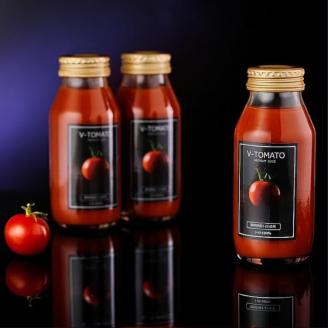 フルーツトマトジュース180ml（V-TOMATOジュース）10本セット【野菜　飲料　高糖度】 ※着日指定不可