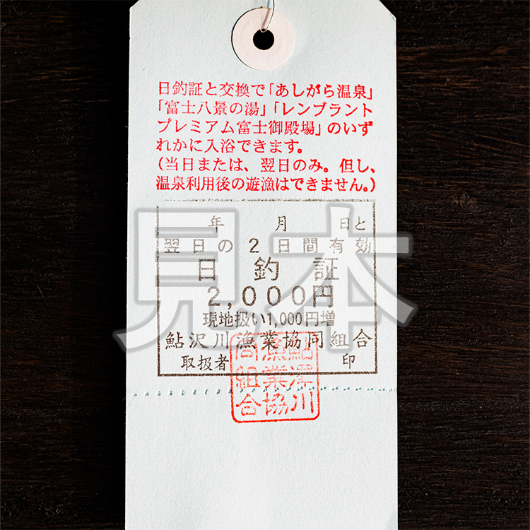 鮎沢川あまご釣り 「1日券」◆ | 游漁券 釣り フィッシング 鮎沢川 渓流釣り アマゴ 静岡県 御殿場市 ※2026年3月下旬頃より順次発送予定