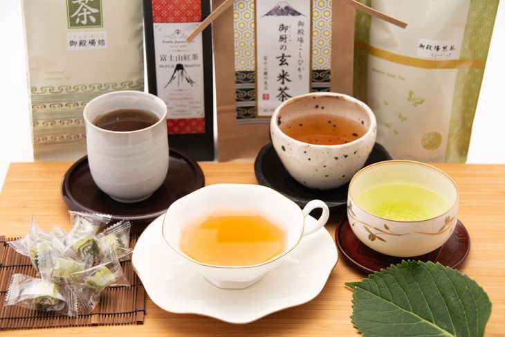 荒井園の銘茶詰合せ《御殿場こだわり推奨品》、英国コンクール金賞受賞茶など◇