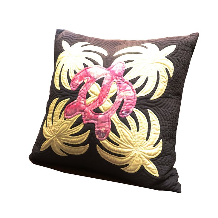 キャシー中島のキルトキット　ココヤシとホヌのクッションとマスクキット（3個）セット