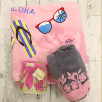 【暖かい色】キャシー中島のオリジナルタオル３枚セット◇