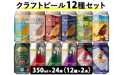 3501.御殿場クラフトビール12種セット 24本入り（各2本）◇