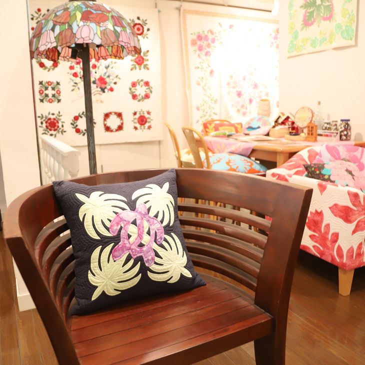 キャシー中島のキルトキット　ココヤシとホヌのクッションとマスクキット（3個）セット