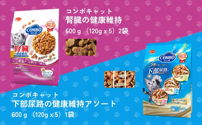 キャットフード：コンボ6種類アソート 日本ペットフード ネコ 猫 愛猫 ケア ペット えさ セット 健康 栄養 COMBO バラエティ